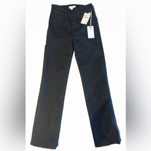NWT GOOD AMERICAN Women’s Charcoal Straight-Leg Pants